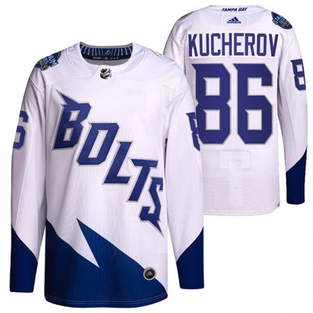 Herren Eishockey Tampa Bay Lightning Trikot Nikita Kucherov 86 Adidas 2022 Stadium Series Authentic